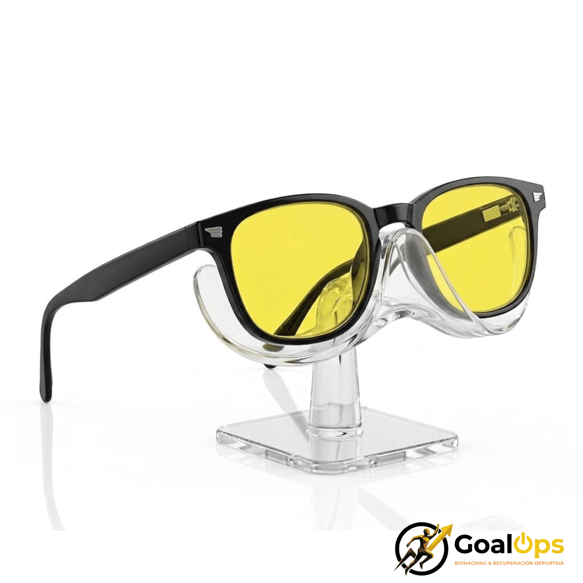 Gafas "Camp" Biohacker Anti-Luz Azul Goal0ps | Optimización del Sueño y Filtro UV