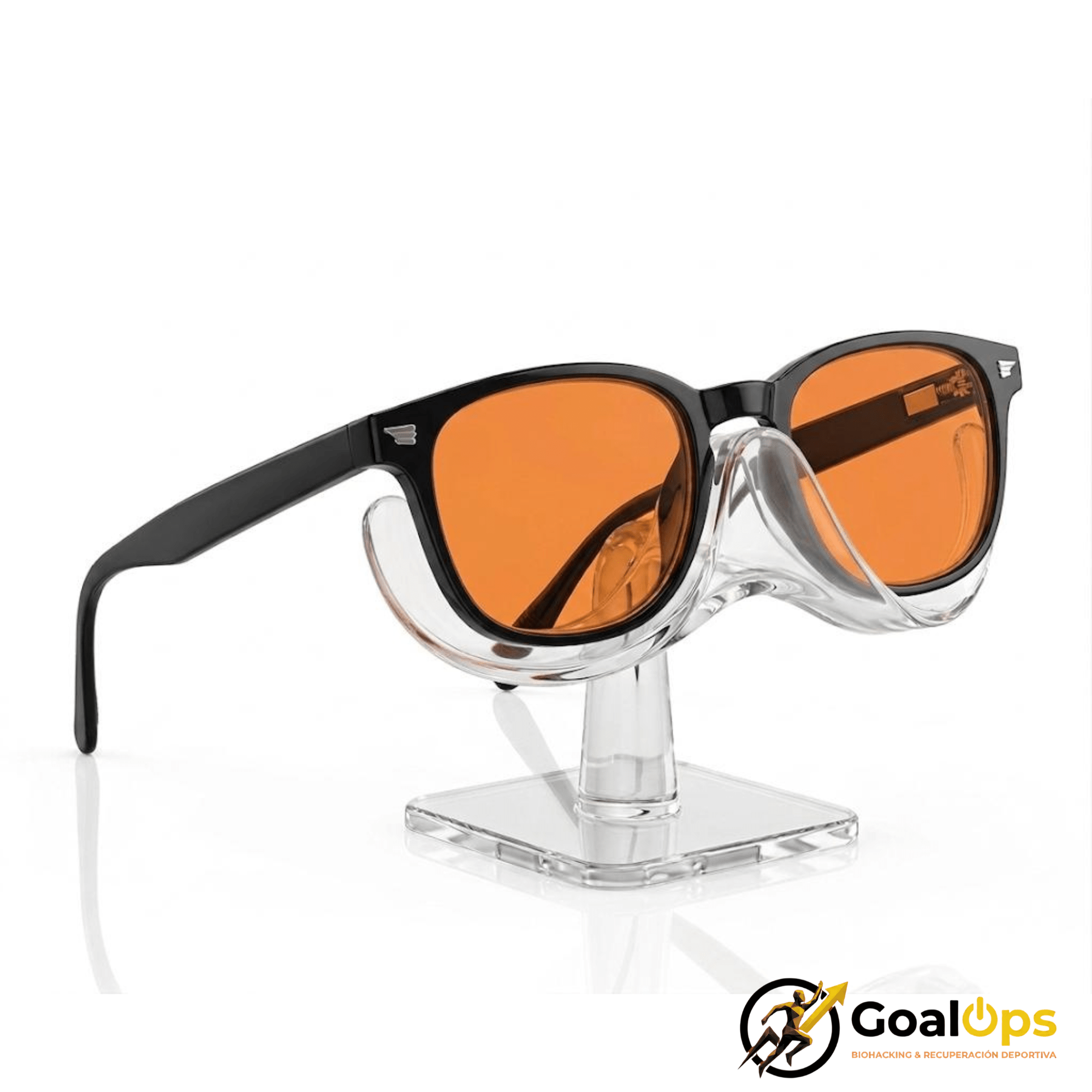 Gafas "Camp" Biohacker Anti-Luz Azul Goal0ps | Optimización del Sueño y Filtro UV