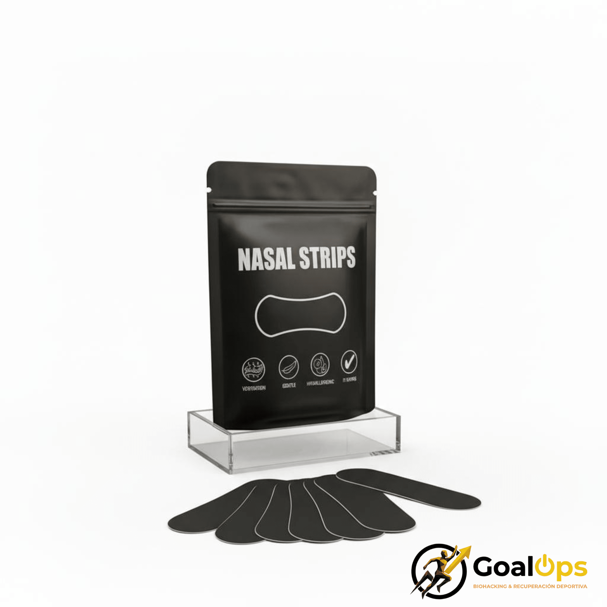Tiras Nasales de Expansión Mecánica Goal0ps | Optimización del Sueño