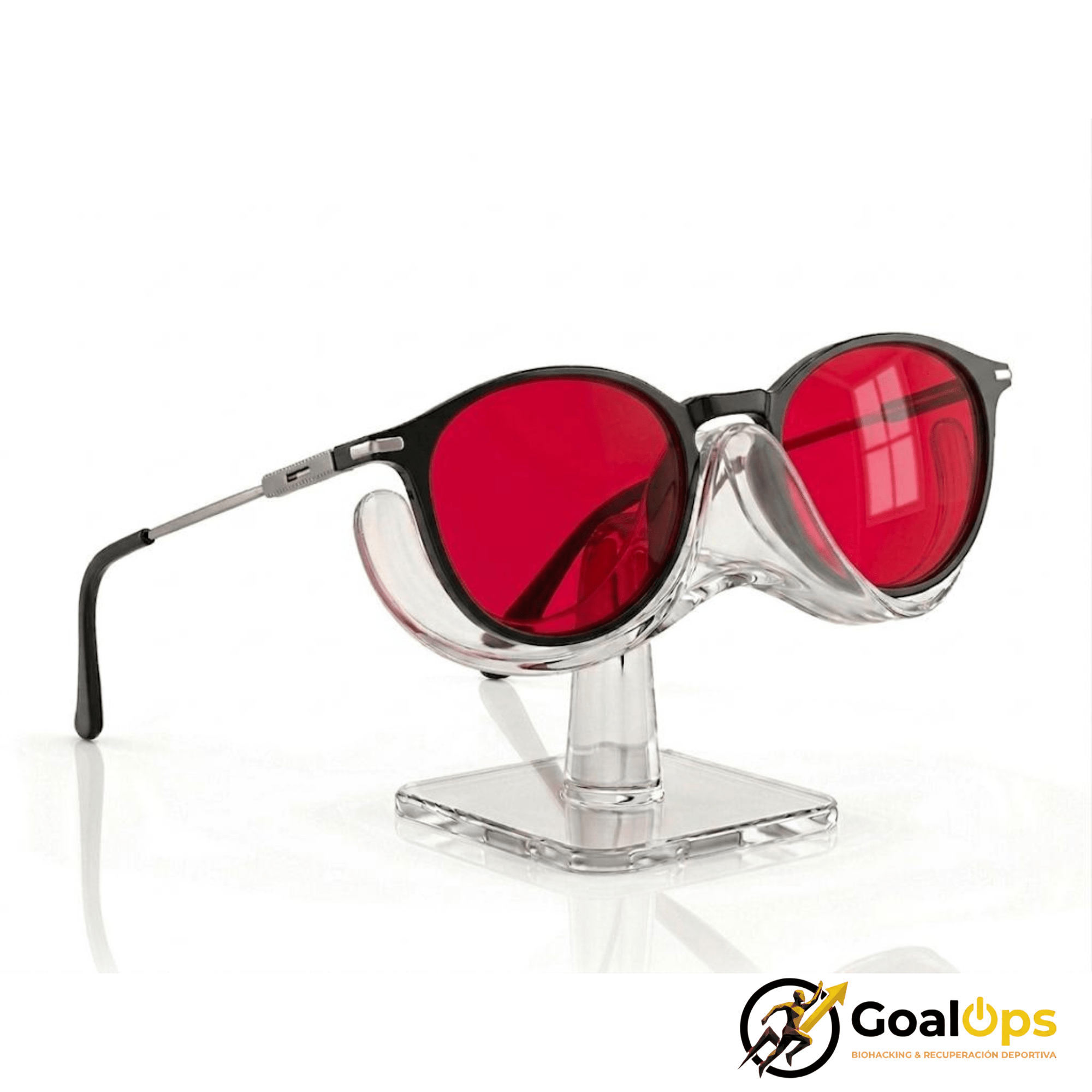 Gafas "Oval Prem" Biohacker Anti-Luz Azul Goal0ps | Optimización del Sueño y Filtro UV